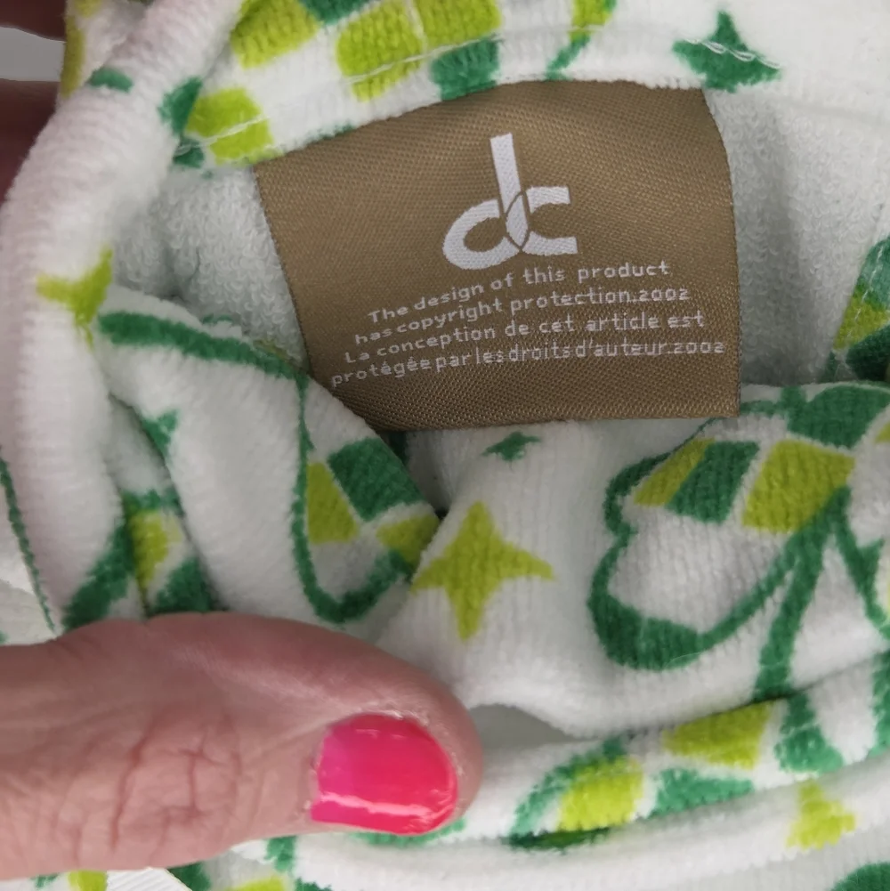 Deborah Connolly Designs Shamrock Disco Ball Clovers Kitchen Hand‎ Towels